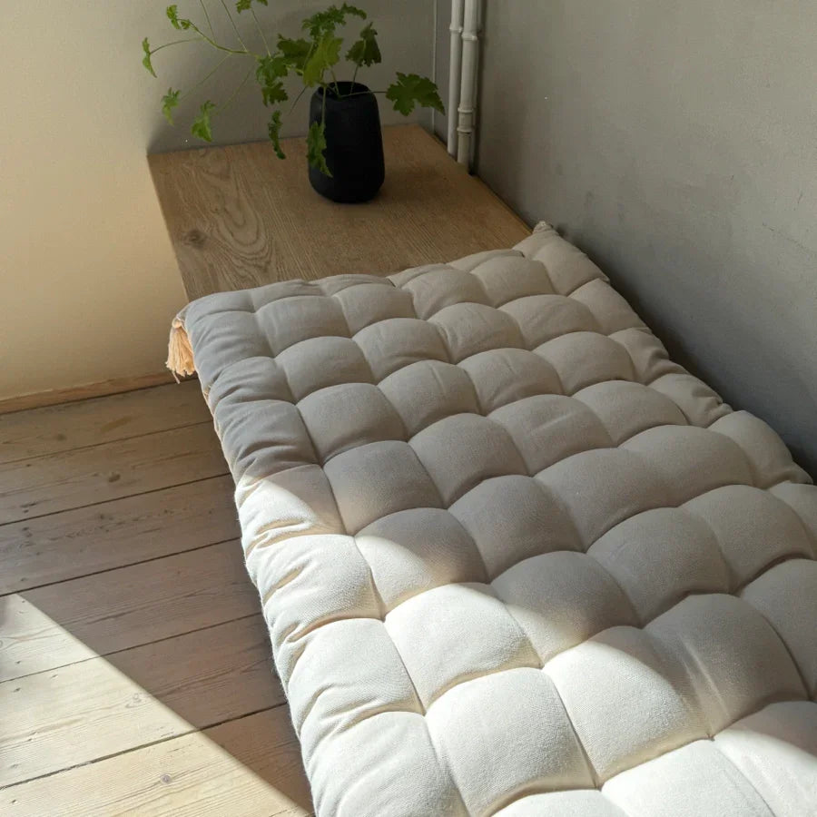 Madras havehynde Beige sand 60x120 - Stay inn