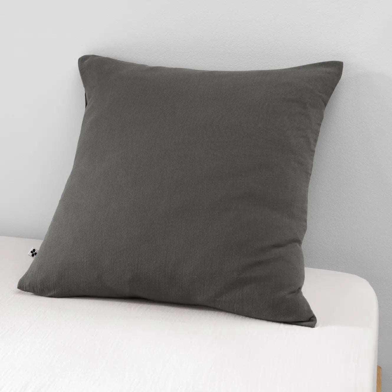 Pudebetræk bomuld Granit grå 60x60 cm - Stay inn