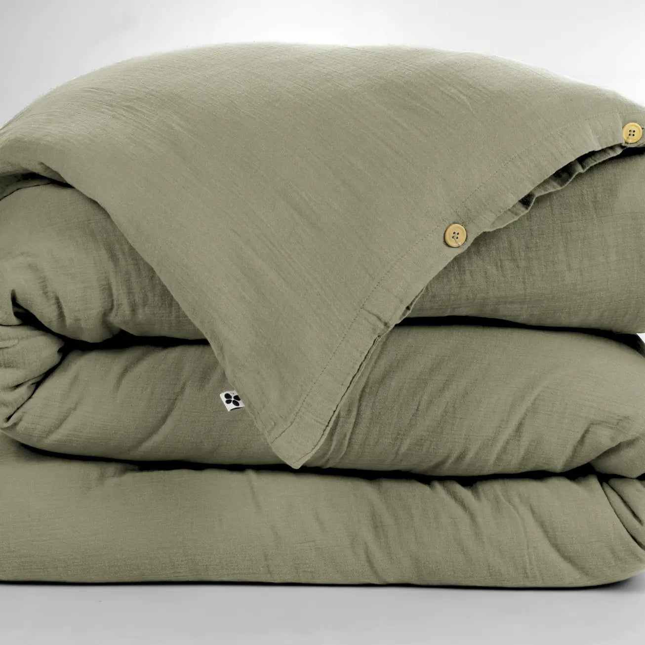Bed set - cotton gauze - 140x200 - Camel