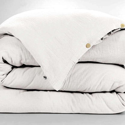 Dynebetræk - bomuldsgaze - Crisp white - Stay inn