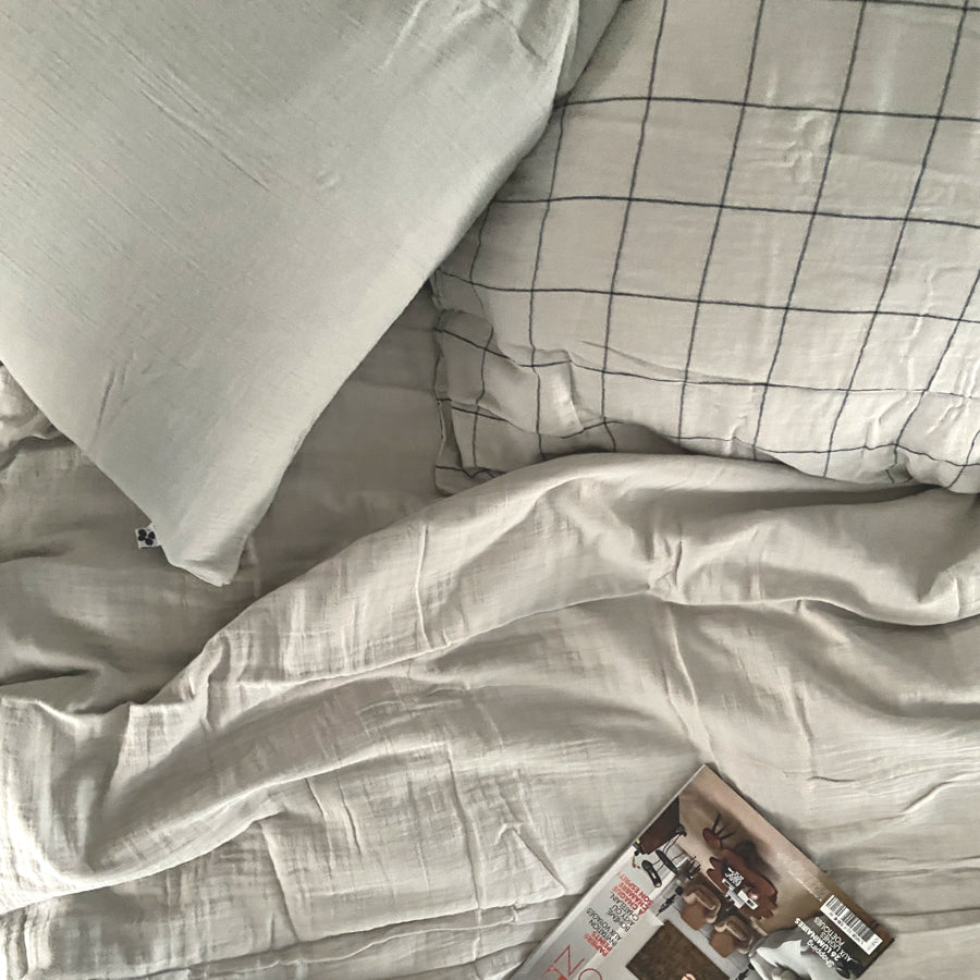 Bed set - cotton gauze - 140x200 - Cloud