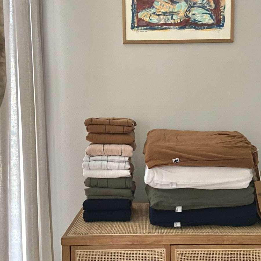 Dynebetræk - bomuldsgaze - Crisp white - Stay inn