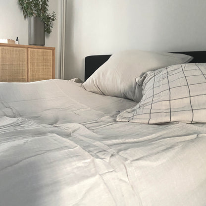 Bed set - cotton gauze - 140x200 - Cloud