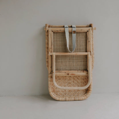Rattan solstol inkl. skulderrem